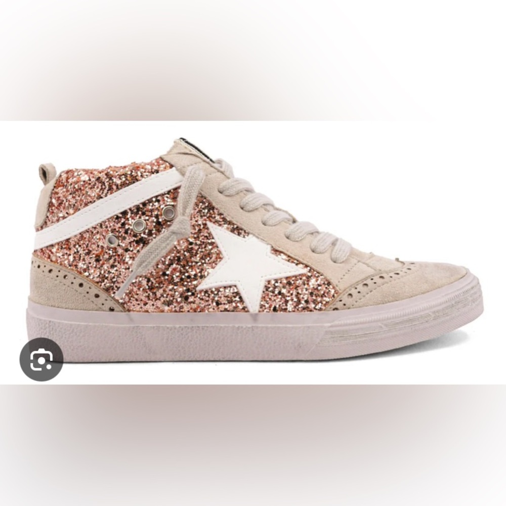 SHU SHOP RINA SNEAKER - ROSE GOLD SIZE 8.5